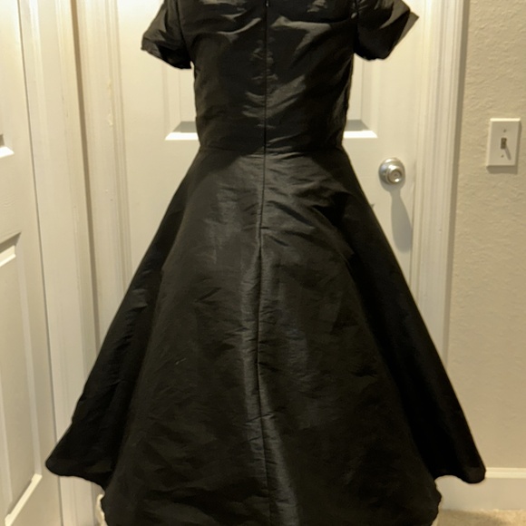 eShakti Black Silk Semi-Formal Dress - Size L - Picture 10 of 10